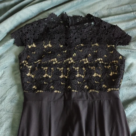 REPHYLLIS Women's Retro Floral Lace Vintage Maxi Formal Dress Size Small - Picture 4 of 6